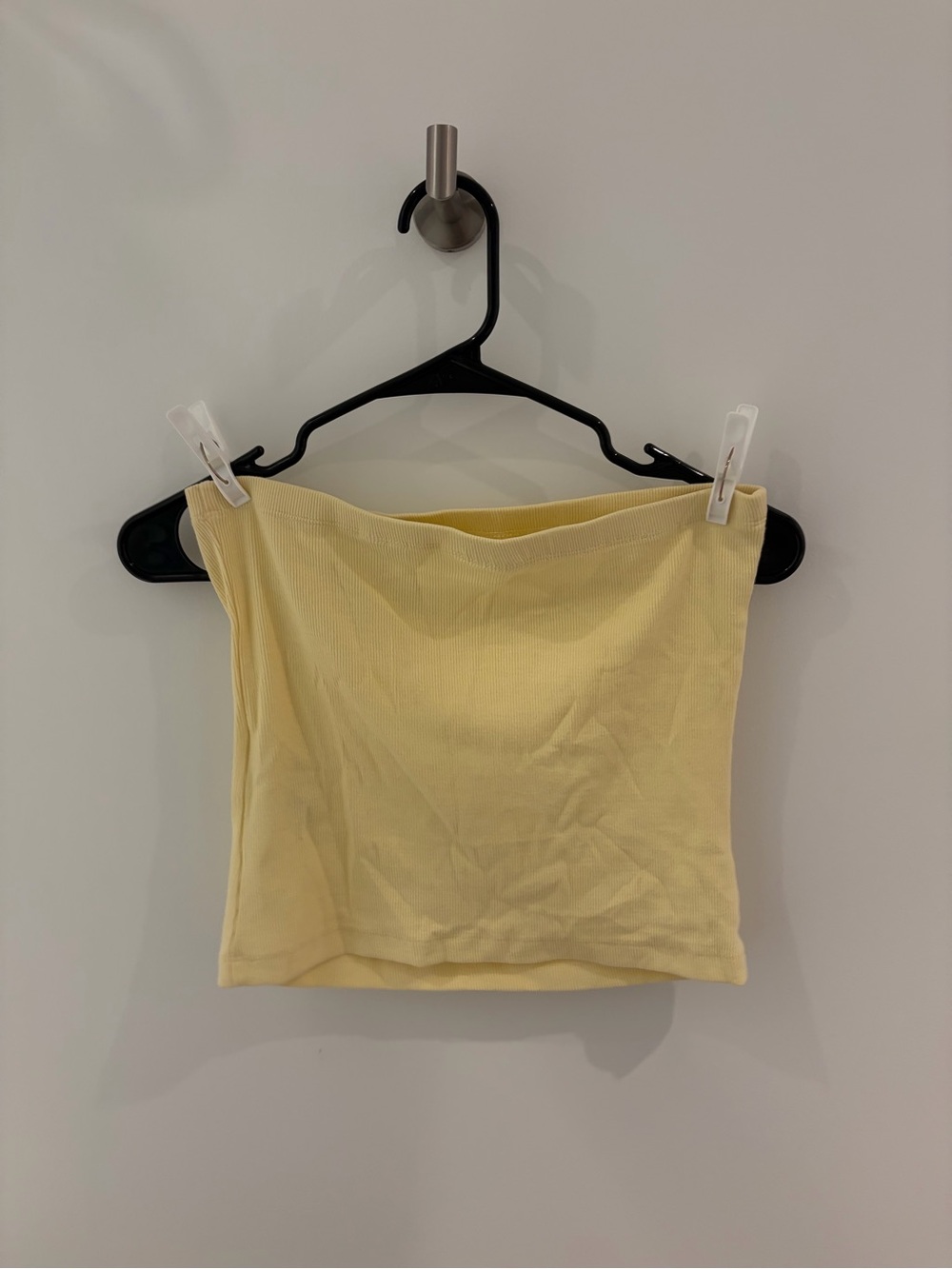 Yellow Strapless Tube Top - Women's Casual Summer Top
